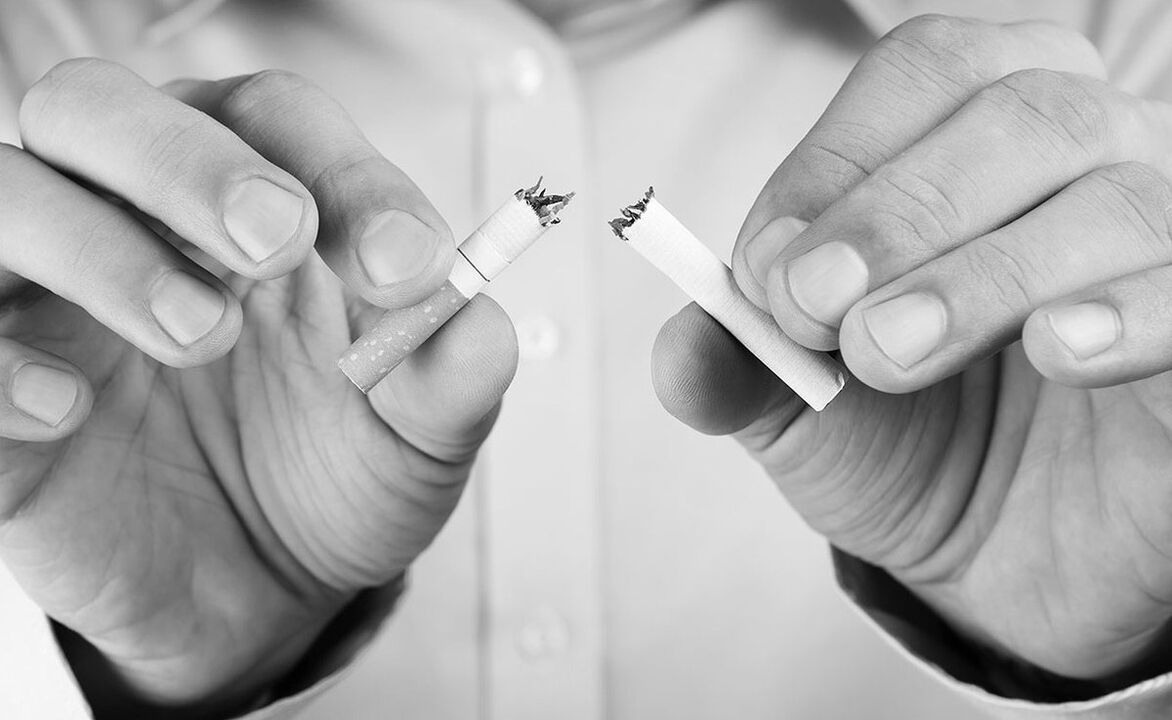 Prostatit ile sigara içmeyi reddetme