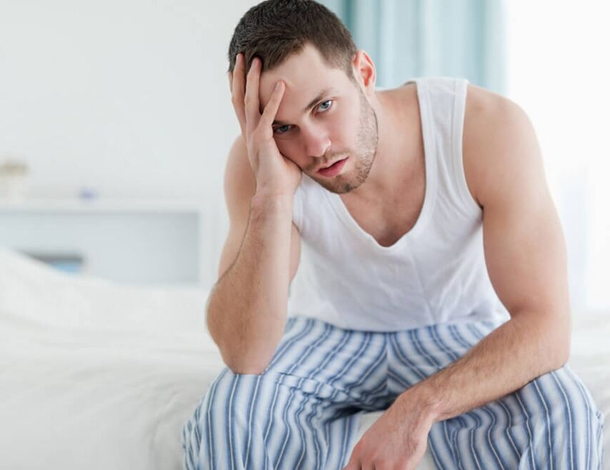 Bir erkekte prostatit