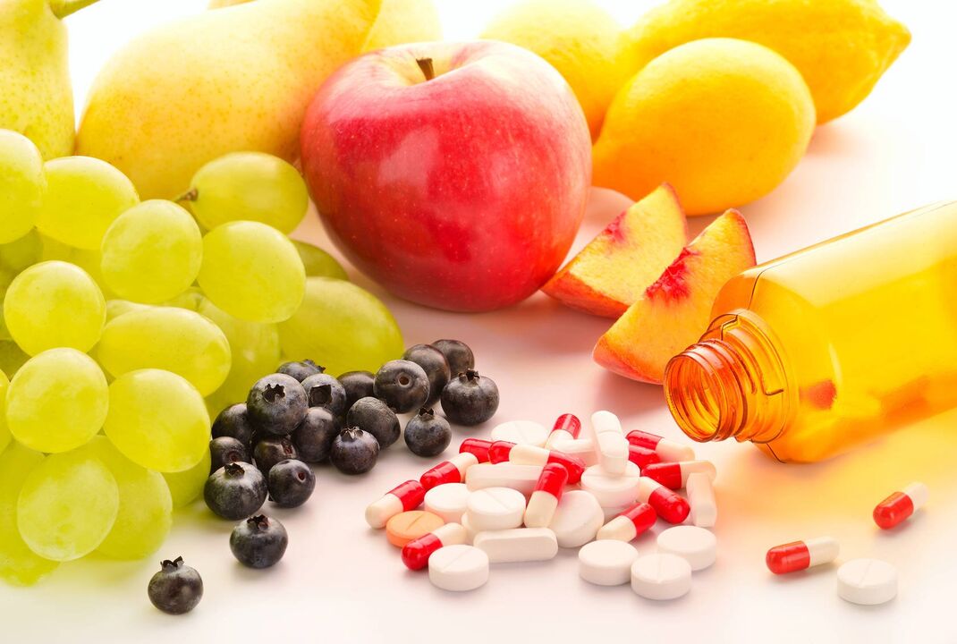 prostatit tedavisi için vitaminler ve besin takviyeleri